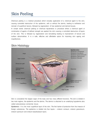 Complete Guide Of Skin Peeling Treatment For Skin | DOCX