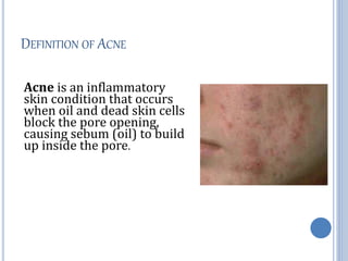 Skin relating problems in cosmetics | PPTX