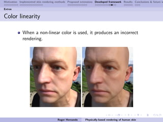 Physically based skin rendering | PDF