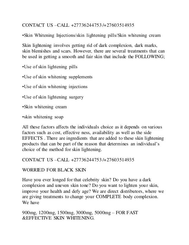 best skin lightening for black skin