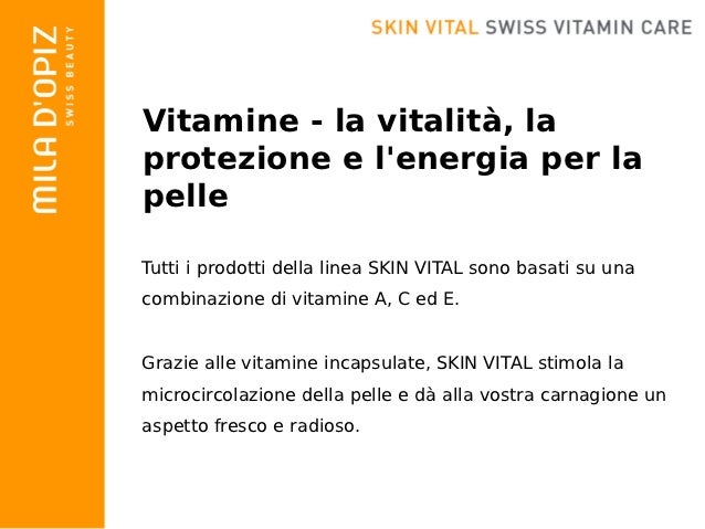 vitamina d per la pelle