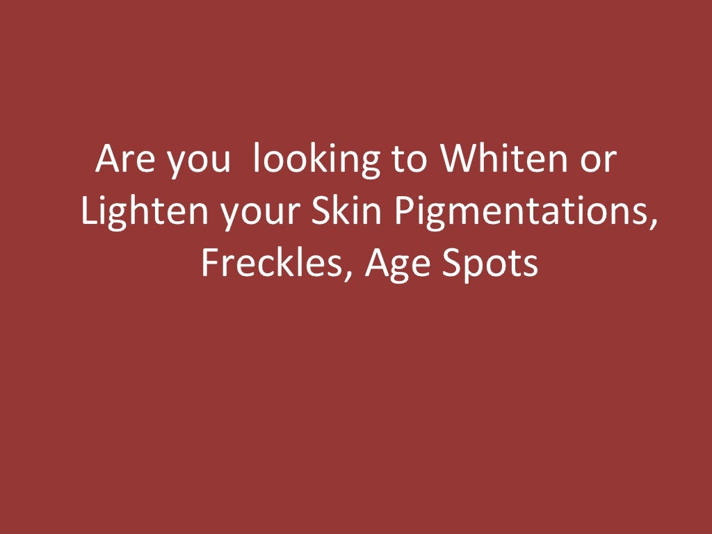 Skin whitening pills side effects