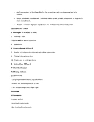 Computer Science Course Outline Pdf computer science and information technology course units outline.pdf
