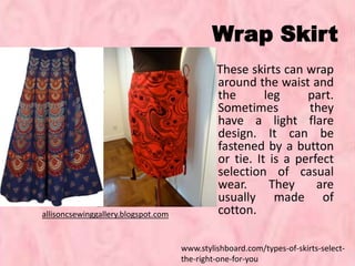 wrap around skirt definition