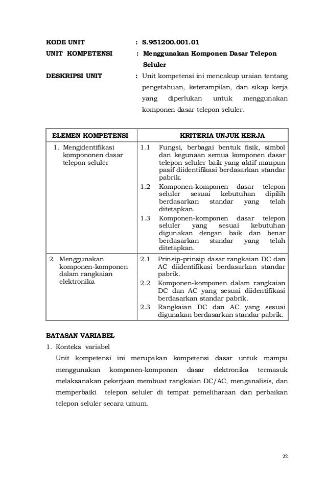 Skkni Teknisi Telepon Seluler