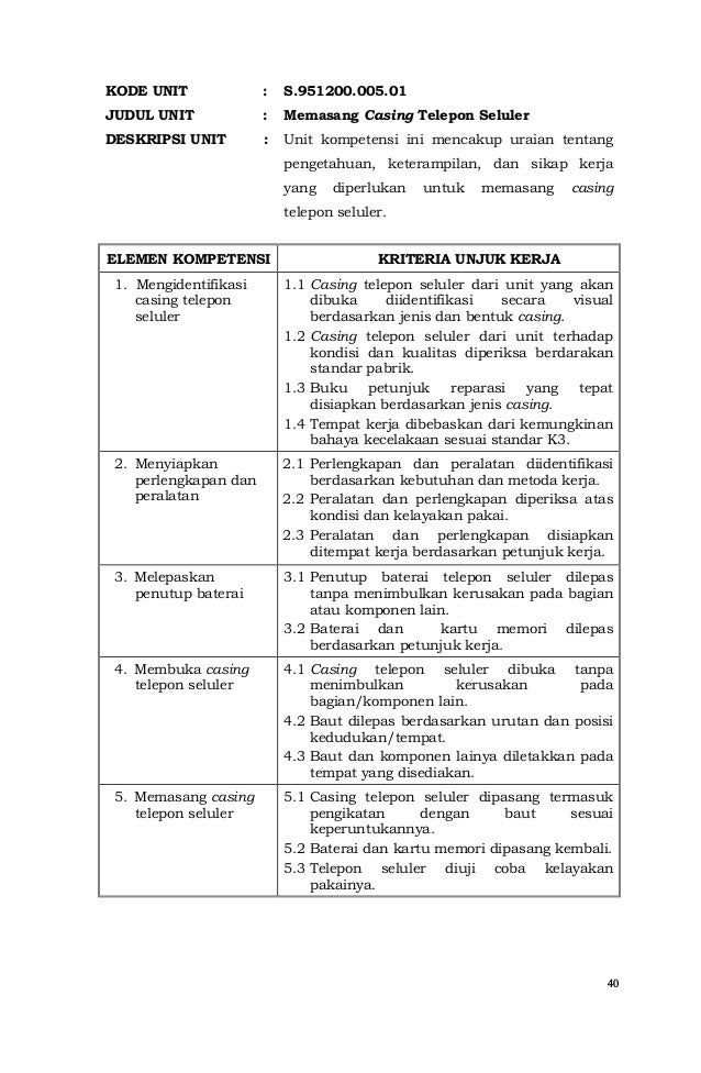 Skkni Teknisi Telepon Seluler