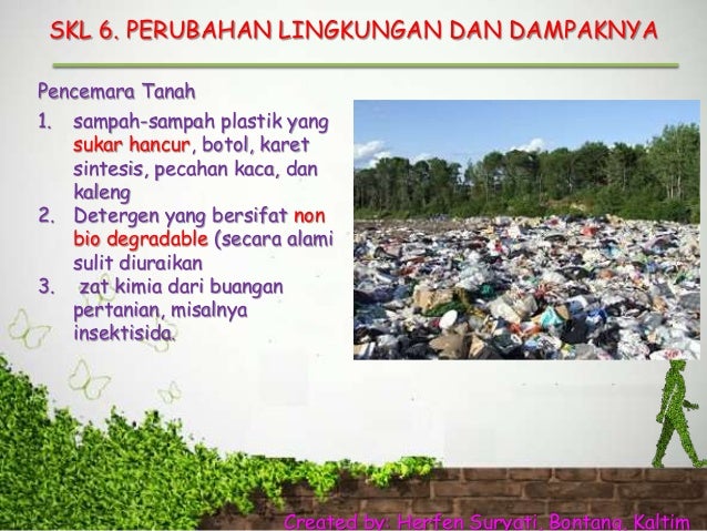 Dampak Perubahan Lingkungan Penggambar