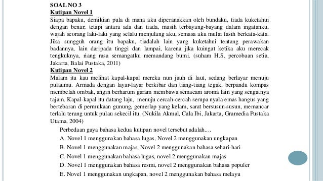 Skl Bahasa Indonesia Lingkup Materi Membaca Sastra