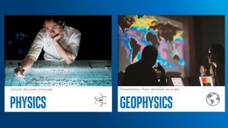 physics
Unlock, discover, innovate. Simulations – Fast, detailed, accurate.
geophysics
 