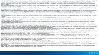 150
VASP CONFIGURATION: Beta VASP, a release candidate for v6.0. Developer branch provided as “Package” included with download: https://github.com/vasp-dev/vasp-knl. AVX512: Intel® Compiler 17.0.1.132,
Intel® MPI 2017u1, ELPA 2016.05.004. Optimization Flags: “-O3 -xCORE-AVX512“. AVX2: Intel® Compiler 17.0.1.132, Intel® MPI 2017u1, ELPA 2016.05.004. Optimization Flags: “-O3 -xCORE-AVX2“.
BASELINE CONFIGURATION: 2S Intel® Xeon® processor E5-2699 v3 2.3 GHz, 18 Cores/Socket, 36 Cores, 72 Threads, HT on, turbo off, 128GB total memory, 2133 MT/s / DDR4 RDIMM, Red Hat Enterprise
Linux* 7.0 kernel.
NEXT GEN CONFIGURATION: 2S Intel® Xeon® processor E5-2697 v4 2.3 GHz , 18 Cores/Socket, 36 Cores, 72 Threads, HT on, turbo off, BIOS 86B0271.R00, 128GB total memory, 2400 MT/s DDR4 RDIMM, Red
Hat Enterprise Linux* 7.2 kernel 3.10.0-327.
NEW CONFIGURATION: 2S Intel® Xeon® Gold 6148 processor 2.4 GHz , 20 Cores/Socket, 40 Cores, 80 Threads, HT on, turbo off, BIOS 86B.01.00.0412, 192GB total memory, 2666 MT/s / DDR4 RDIMM, Red
Hat Enterprise Linux* 7.2 kernel 3.10.0-327.
Amber: Version 16 with all patches applied at December, 2016. Workloads: PME Cellulose NVE(408K atoms), PME stmv(1M atoms), GB Nucleosome (25K), GB Rubisco (75K). No cut-off used for GB workloads.
Compiled with -mic2_spdp –intelmpi - openmp, –DMIC2 defined. DMIC2 enable optimization for AVX512 vectorization, SPDP mixed precision, OpenMP optimization.Tests performed on March 2017.
BASELINE: Executed with 36 MPI, 2 OpenMP. 2S Intel® Xeon® processor E5-2697 v4, 2.3GHz, 36 cores, turbo and HT on, BIOS 86B0271.R00, 8x16GB 2400MHz DDR4, Red Hat Enterprise Linux* 7.2 kernel
3.10.0-327.
NEW: Executed with 40 MPI and 2 OpenMP. 2S Intel® Xeon® Gold 6148 processor, 2.4GHz, 40 cores, turbo on, HT on, BIOS 86B.01.00.0412.R00, 12x16GB 2666MHz DDR, Red Hat Enterprise Linux* 7.2 kernel
3.10.0-327.
NAMD: Version 2.12 Dec2016. Workloads: apoa1(92K atoms), stmv(1M atoms). Compiled with –DNAMD_KNL* define. Tests performed on March 2017.
BASELINE: Executed with 72 charm threads. 2S Intel® Xeon® processor E5-2697 v4, 2.3GHz, 36 cores, turbo and HT on, BIOS 86B0271.R00, 8x16GB 2400MHz DDR4, Red Hat Enterprise Linux* 7.2 kernel
3.10.0-327. Compiler option “-xCORE-AVX2”.
NEW: Executed with 40 charm threads. 2S Intel® Xeon® Gold 6148 processor, 2.4GHz, 40 cores, turbo on, HT on, BIOS 86B.01.00.0412.R00, 12x16GB 2666MHz DDR, Red Hat Enterprise Linux* 7.2 kernel
3.10.0-327. Compiler option “-xCORE-AVX512”.
QMCPACK CONFIGURATION: Developer branch provided as “rebuild-dirac.soa-fix-distAA” downloaded from: https://xgitlab.cels.anl.gov/QMCPACK/qmcpack-dev.git, Date: 04/05/2017. Intel® parallel studio
17.2.174, Optimization Flags: “-o3 -ip -restrict -unroll -g -debug inline-debug-info -openmp -std=c++11”.
BASELINE CONFIGURATION: 2S Intel® Xeon® processor E5-2697 v4 2.3 GHz , 18 Cores/Socket, 36 Cores, 72 Threads, HT on, turbo off, BIOS 86B0271.R00, 128GB total memory, 2400 MT/s DDR4 RDIMM, Red
Hat Enterprise Linux* 7.2 kernel 3.10.0-327. (-xCORE-AVX2), run with 2088 walkers, 2 MPI with 36 threads each.
NEW CONFIGURATION: 2S Intel® Xeon® processor Gold 6148 processor 2.4 GHz , 20 Cores/Socket, 40 Cores, 80 Threads, HT on, turbo on, BIOS 86B.01.00.0412, 192GB total memory, 2666 MT/s DDR4
RDIMM, Red Hat Enterprise Linux* 7.2 kernel 3.10.0-327. (-xCORE-AVX512), run with 2080 walkers, 2 MPI with 40 threads each.
Portable code transformation to increase SIMD efficiency and reduce memory footprint [1,2] The efforts result in 3.1x-4.3x improvements on 2S Intel® Xeon® processor Gold 6148 and 2.6x-6.3x improvements
on 2S Intel® Xeon® processor E5-2697 v4 processor from baseline code. These speedups are wrt. QMPCACK release 3.0.0 on the same hardware with QMC_MIXED_PRECISION=0 flag.
Monte Carlo workload. OS: Red Hat Enterprise Linux* 7.2 kernel 3.10.0-327. Testing by Intel March 2017.
BASELINE: 2S Intel® Xeon® processor E5-2697 v3, 2.6GHz, 28 cores, turbo and HT on, BIOS 86B.0036.R05, 64GB total memory, 8x8GB 2133 MHz DDR4, Fedora release 20 kernel 3.15.10-200 .
NEXT GEN: 2S Intel® Xeon® processor E5-2697 v4 , 2.3GHz, 36 cores, turbo and HT on, BIOS 86B0271.R00, 128GB total memory, 8 x16GB 2400 MHz DDR4 RDIMM, 1 x 1TB SATA, Red Hat Enterprise Linux* 7.2
kernel 3.10.0-327.
NEW: 2S Intel® Xeon® Gold 6148 processor @ 2.4GHz, H0QS, 40 cores 150W. QMS1, turbo and HT on, BIOS SE5C620.86B.01.00.0412.020920172159, 192GB total memory, 12 x 16 GB 2666 MHz DDR4
RDIMM, 1 x 800GB Intel® SSD SC2BA80, Red Hat Enterprise Linux* 7.2 kernel 3.10.0-327
Black-Scholes workload. OS: Red Hat Enterprise Linux* 7.2 kernel 3.10.0-327. Testing by Intel March 2017.
BASELINE: 2S Intel® Xeon® processor E5-2697 v3, 2.6GHz, 28 cores, turbo and HT on, BIOS 86B.0036.R05, 64GB total memory, 8x8GB 2133 MHz DDR4, Fedora release 20 kernel 3.15.10-200 .
NEXT GEN: 2S Intel® Xeon® processor E5-2697 v4 , 2.3GHz, 36 cores, turbo and HT on, BIOS 86B0271.R00, 128GB total memory, 8 x16GB 2400 MHz DDR4 RDIMM, 1 x 1TB SATA, Red Hat Enterprise Linux* 7.2
kernel 3.10.0-327.
NEW: 2S Intel® Xeon® Gold 6148 processor @ 2.4GHz, H0QS, 40 cores 150W. QMS1, turbo and HT on, BIOS SE5C620.86B.01.00.0412.020920172159, 192GB total memory, 12 x 16 GB 2666 MHz DDR4
RDIMM, 1 x 800GB Intel® SSD SC2BA80, Red Hat Enterprise Linux* 7.2 kernel 3.10.0-327
 