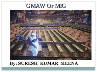 GMAW Or MIGGMAW Or MIG
By: SURESH KUMAR MEENA
 