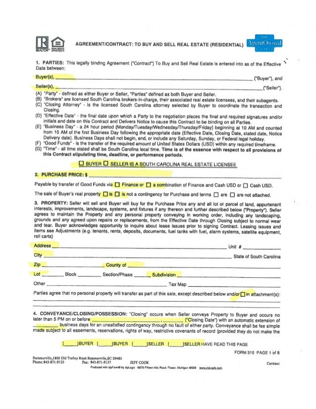 contract to buy and sell