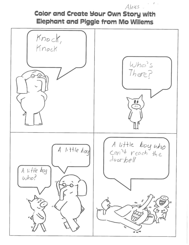 Elephant and Piggie Comics -- Mrs. Rossing's Class | PDF