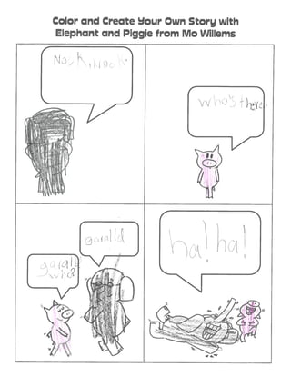 Elephant and Piggie Comics -- Mrs. Rossing's Class | PDF