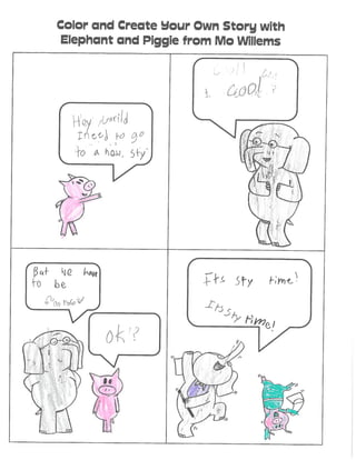 Elephant and Piggie Comics -- Mrs. Rossing's Class | PDF