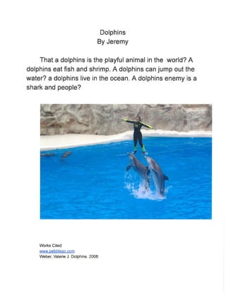 Animal Research Reports - Mrs. Lepp's Class