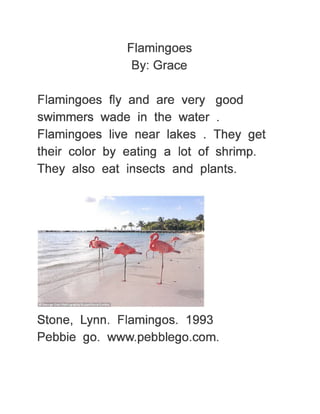 Animal Research Reports - Mrs. Lepp's Class