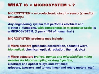 Micro System Graphical Example Sk microfluidics and lab on-a-chip-ch1 | PPT