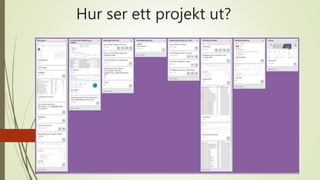 Hur ser ett projekt ut?
 