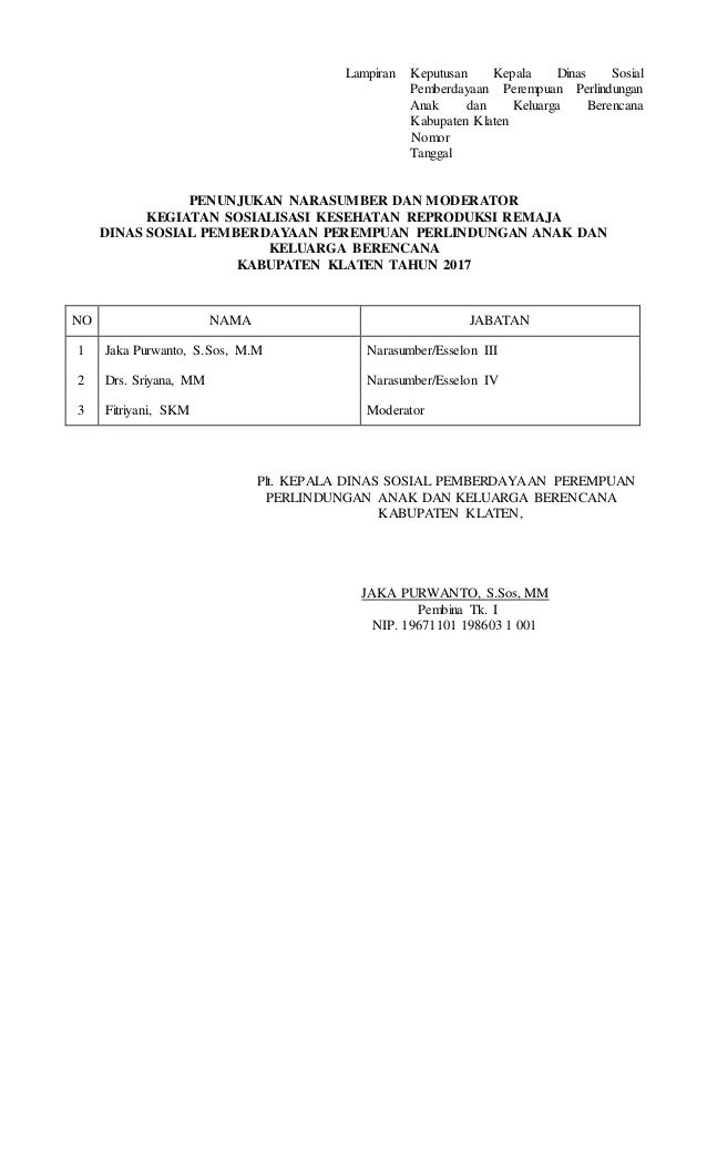 Contoh Sk Narasumber Kpu Masnurul