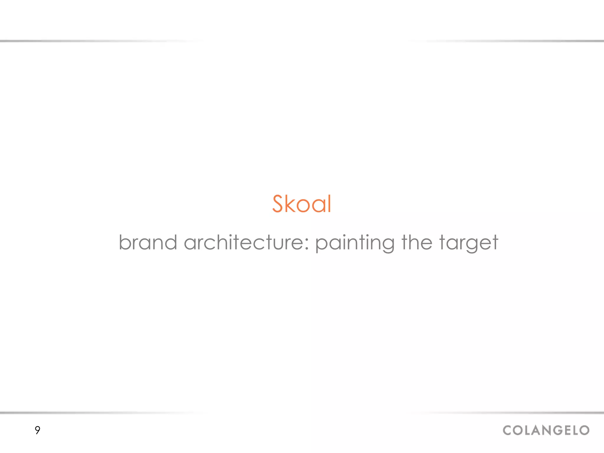 Skoal brand architecture: painting the target  