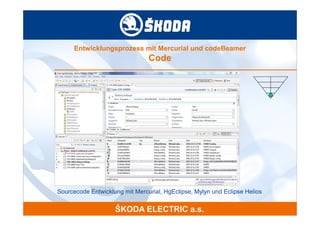 Entwicklungsprozess mit Mercurial und codeBeamer
                                Code




Sourcecode Entwicklung mit Mercurial, HgEclipse, Mylyn und Eclipse Helios
 