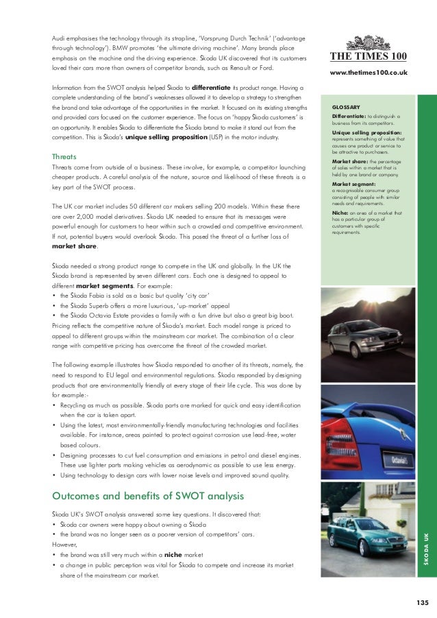 skoda swot analysis case study