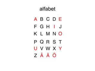 alfabet
 