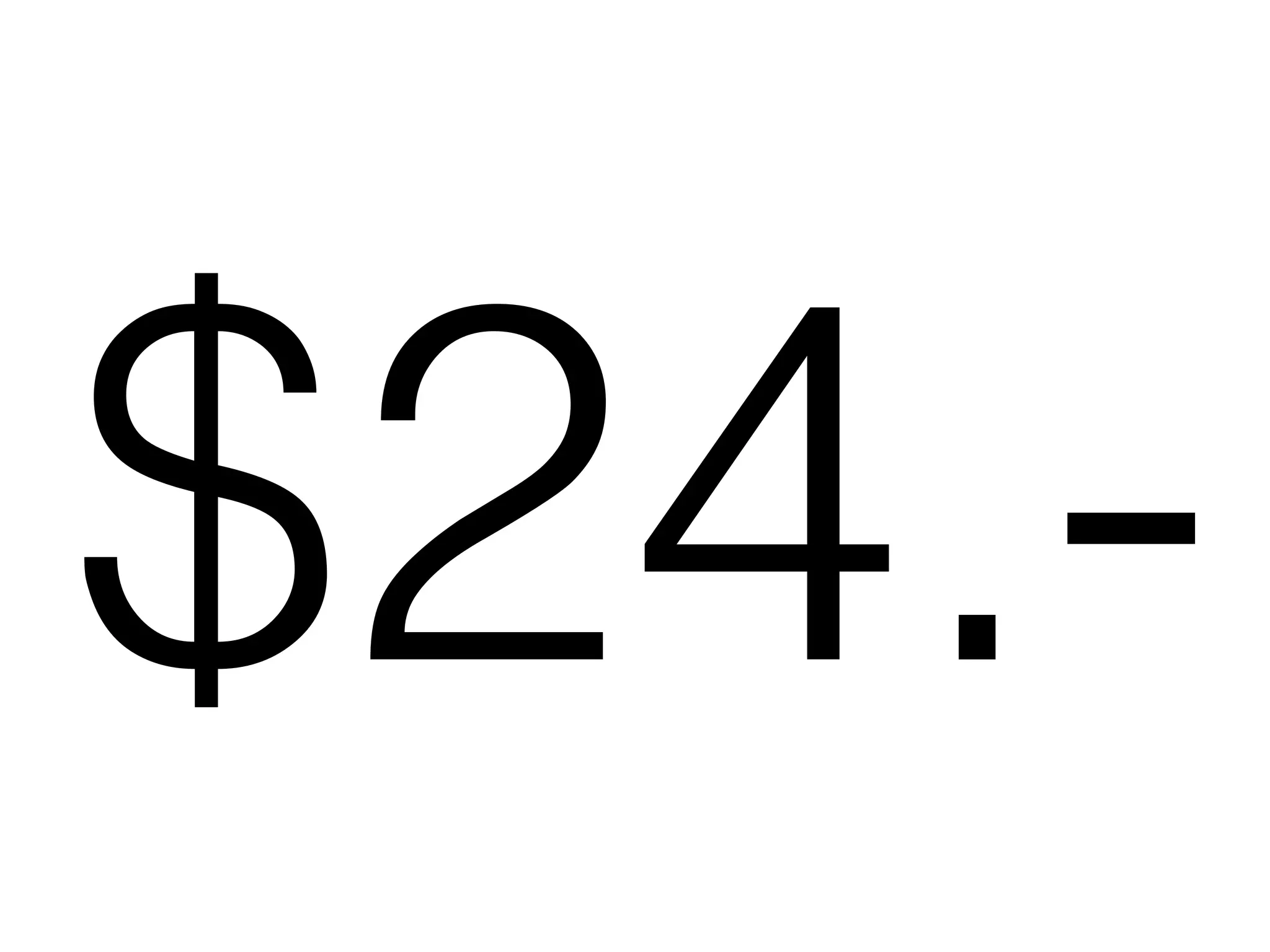 $24.-
 