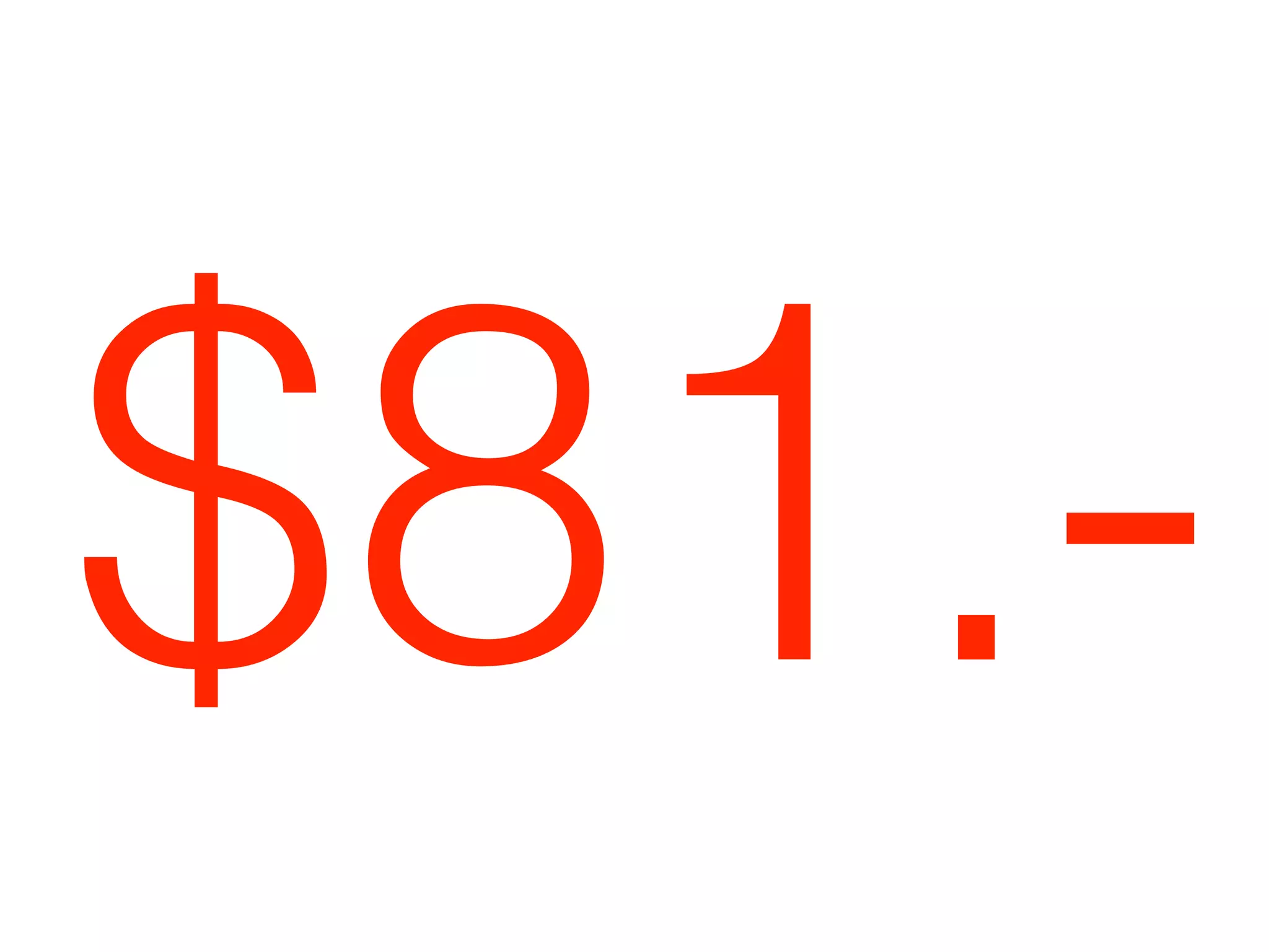 $81.-
 
