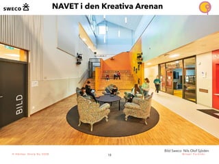 18
© H å l l b a r S k o l a N u 2 0 2 1
NAVET i den Kreativa Arenan
M i k a e l P a r k n ä s
Bild Sweco Nils Olof Sjödén
© H å l l b a r S k o l a N u 2 0 2 3
 