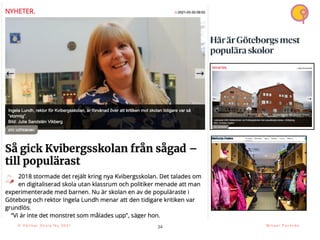 34 M i k a e l P a r k n ä s
© H å l l b a r S k o l a N u 2 0 2 1
 