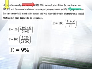 SCHOOL FEES EXEMPTION POLICY | PPT