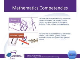 Mathematics Competencies Teaching the Net Generation:  Curriculum, Pedagogy and the Challenge of 21 st  Century Learning 