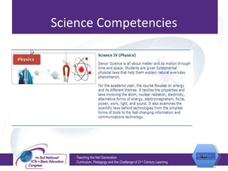 Science Competencies Teaching the Net Generation:  Curriculum, Pedagogy and the Challenge of 21 st  Century Learning 