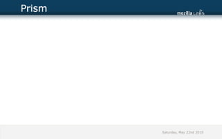 Prism




        Saturday, May 22nd 2010
 