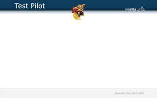 Test Pilot




             Saturday, May 22nd 2010
 