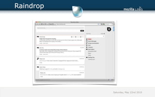 Raindrop




           Saturday, May 22nd 2010
 