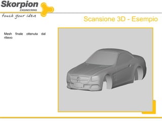Mesh finale ottenuta dal rilievo 
Scansione 3D - Esempio  