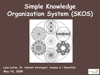 Simple Knowledge Organization System (SKOS) ,[object Object],[object Object]