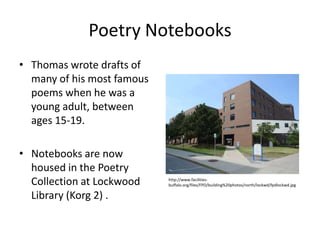 Dylan Thomas | PPTX