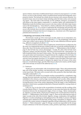 Faat Insect Multifunctional Roles of the Insect Fat Body in Metabolism, Immunity ...
