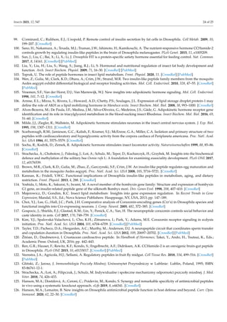 Scarborough Insect Multifunctional Roles of the Insect Fat Body in Metabolism, Immunity ...