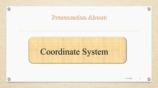 coordinates system | PPTX