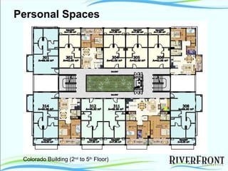 Personal Spaces Colorado Building (2 nd  to 5 th  Floor) 