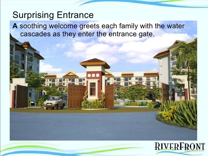 RIVERFRONT RESIDENCES LOCATED IN PASIG CITY