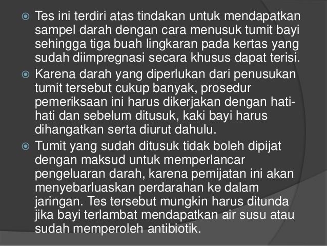 Skrining pada bayi baru lahir