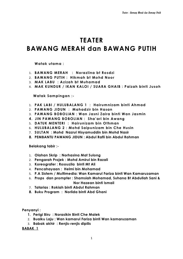 SKRIP BAWANG PUTIH BAWANG MERAH