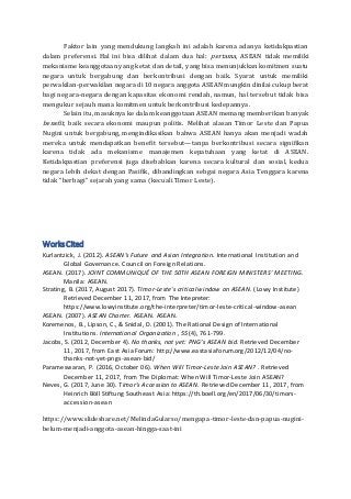 Mengapa Timor Leste dan Papua Nugini Belum Menjadi Anggota ASEAN HIng…