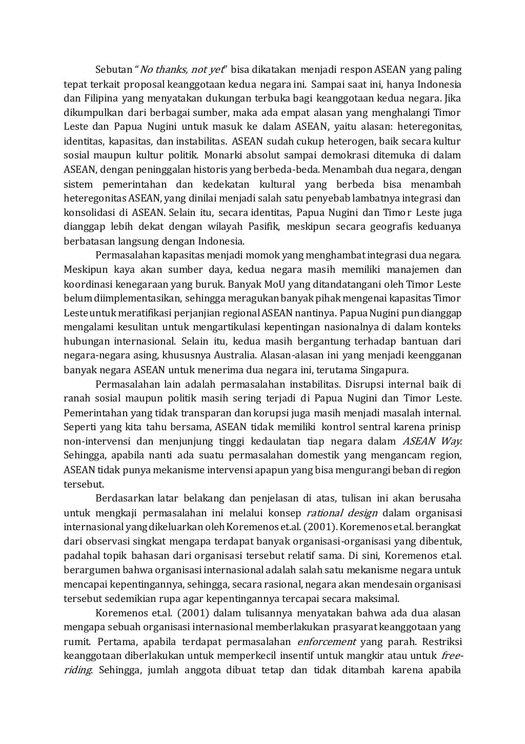 Mengapa Timor Leste dan Papua Nugini Belum Menjadi Anggota ASEAN HIng…